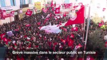 En Tunisie, grève massive du secteur public (2)