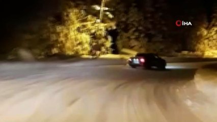 Uludağ'da drift yapanlara ceza yağdı