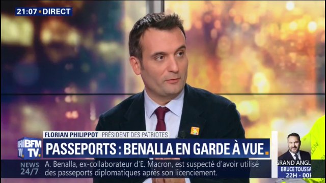Affaire Benalla: pour Florian Philippot, on en parle beaucoup parce qu'il y a eu beaucoup de mensonges