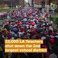 33,000 Los Angeles Teachers Shut Down Schools