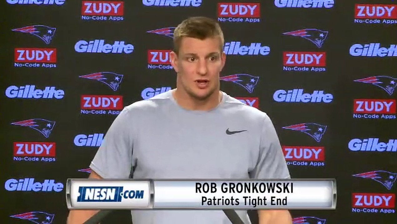 Rob Gronkowski Patriots vs. Chiefs AFC Championship Thursday Press Conference