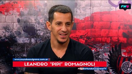 El Pipi Romagnoli contó cómo vive los partidos desde afuera del plantel