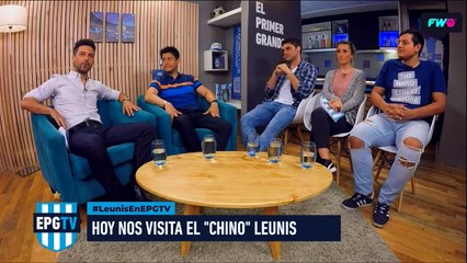 Milito, el "Chino" Leunis y el Racing Positivo