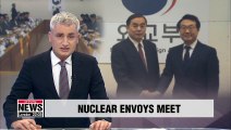 Nuclear envoys of South Korea and China meet to discuss developments on North Korea's denuclearization