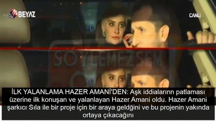 Sıla ile Hazer Amani gece yarısı arabada  yakalandı! Aşk bombası patladı