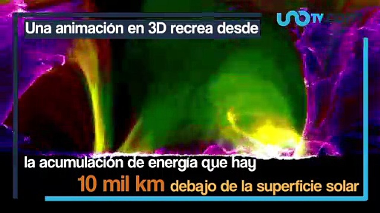 Científicos simulan una potente explosión solar