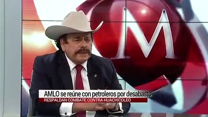 AMLO se reune con petroleros por desabasto