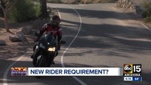 Motorcyclists may soon be required to wear helmets