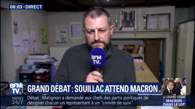 J'espère que le grand débat ne sera pas le grand bluff. Ce maire du Lot compte parler avec ses tripes à Emmanuel Macron à Souillac