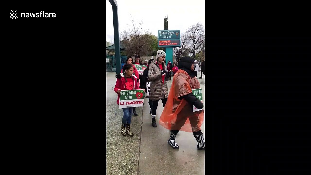 LA teachers' strike stretches into fourth day