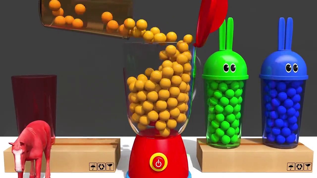 Learn Colors with Bunny Mold and m&m Chocolate Nursery Rhymes for Kids Children