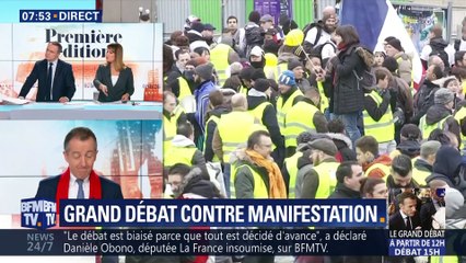 L’édito de Christophe Barbier: Grand débat contre manifestation