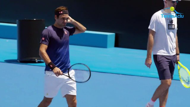 Open d'Australie 2019 - Roger Federer : Les jeunes, ils sont très respectueux, très timides à la limite presque !