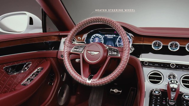 Bentley Continental GT Convertible - Comfort Heating Graphical Overlay