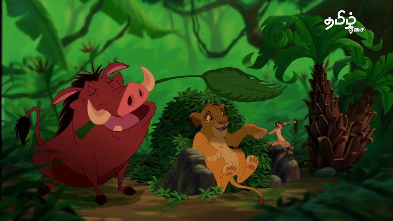 Timon and Pumba Song Tamil HD __ 90's Kid favourite cartoon __ One Of The Best Dubbed series
