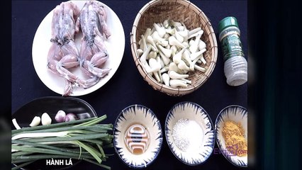 Món Ngon - ẾCH XÀO CỦ KIỆU