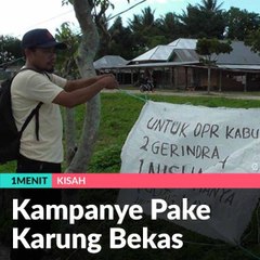 Kampanye Pake Karung Bekas