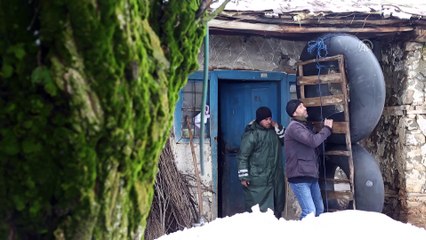 Dondurucu soğukta balık avı - BİNGÖL