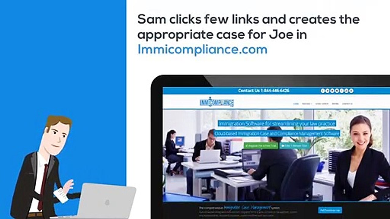 End to End case management and immigration forms completion software - Immicompliance.com