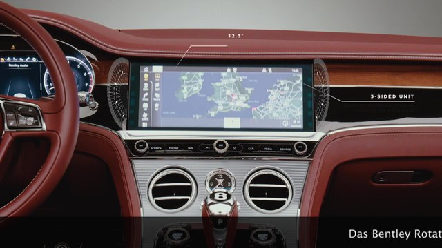 Der Bentley Continental GT Convertible - Das Bentley Rotating Display