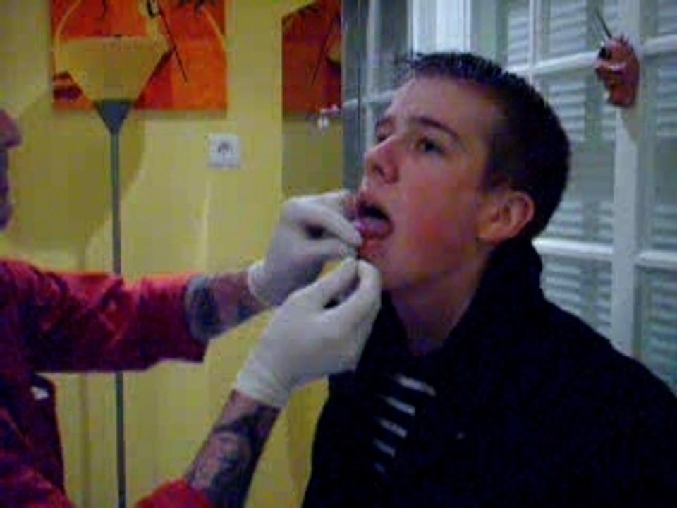 Piercing langue