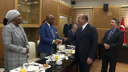 Dışişleri Bakanı Çavuşoğlu, Afrikalı Büyükelçilerle bir araya geldi - ANKARA