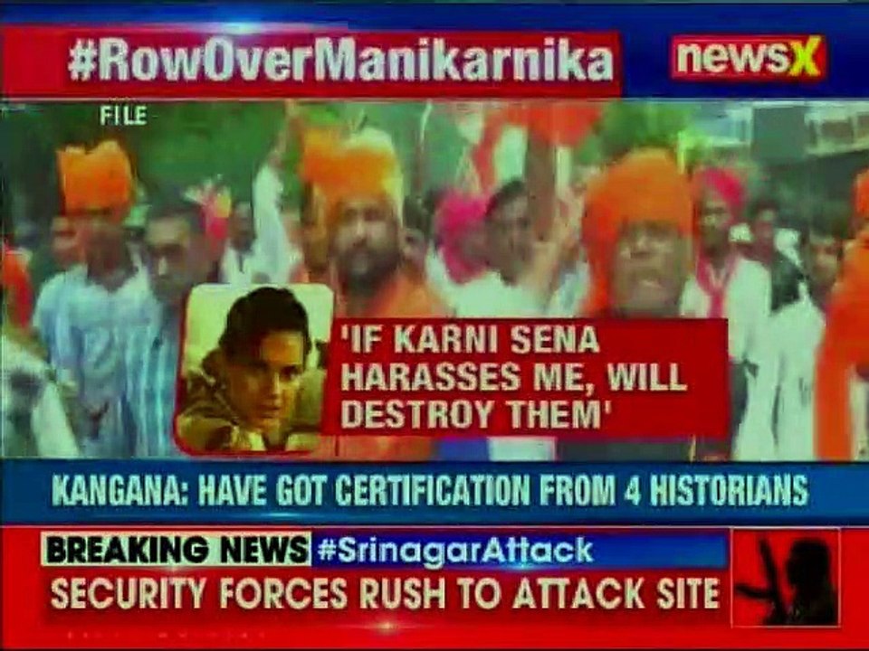 Kangana Ranaut: Karni Sena must stop harrasement