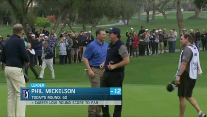 10 birdies et un eagle pour Mickelson