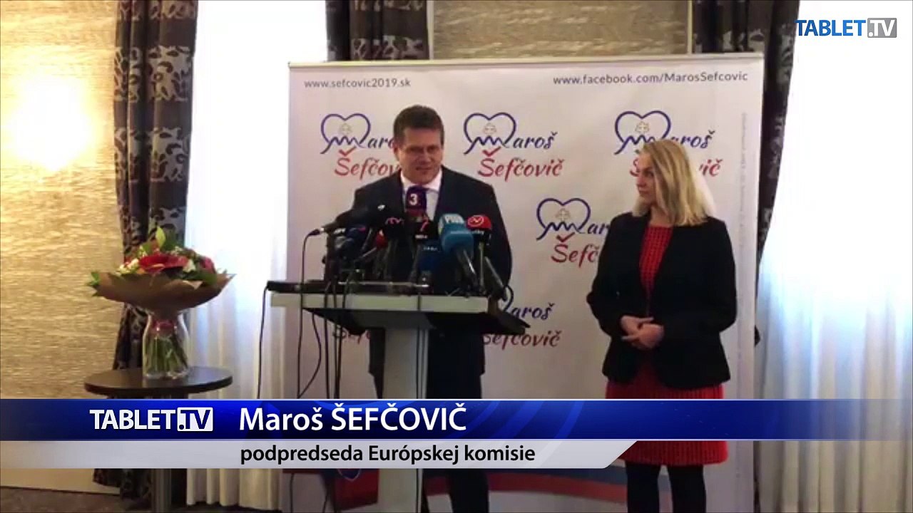 ZÁZNAM: M. Šefčovič kandiduje za prezidenta SR, chce byť nadstranícky