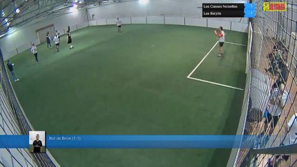 But de Brice (1-1) - Les Casses Noisettes Vs Les Barjots - 17/01/19 21:00 - LIGUE 5