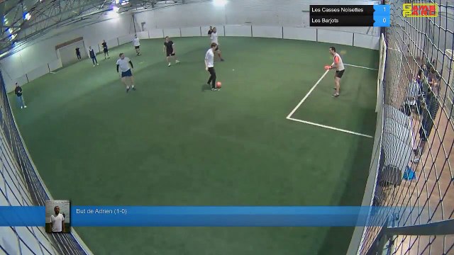 But de Adrien (1-0) - Les Casses Noisettes Vs Les Barjots - 17/01/19 21:00 - LIGUE 5