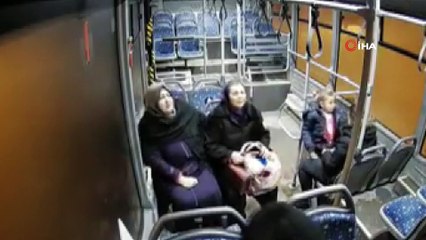 Halk otobüsü şoföründen büyük fedakarlık