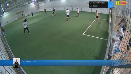 But de Brice (1-5) - Les Casses Noisettes Vs Les Barjots - 17/01/19 21:00 - LIGUE 5