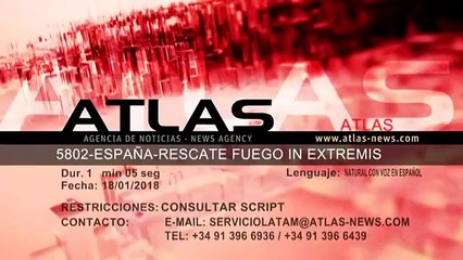 Rescate in extremis de una mujer en Rivas