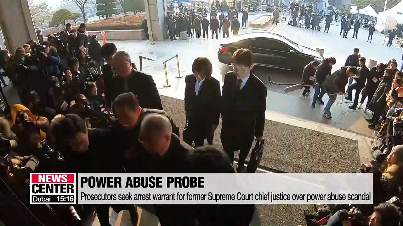 Prosecutors seek arrest warrant for former Supreme Court chief justice over power abuse scandal