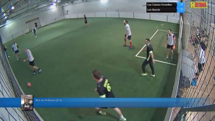 But de Anthony (4-7) - Les Casses Noisettes Vs Les Barjots - 17/01/19 21:00 - LIGUE 5