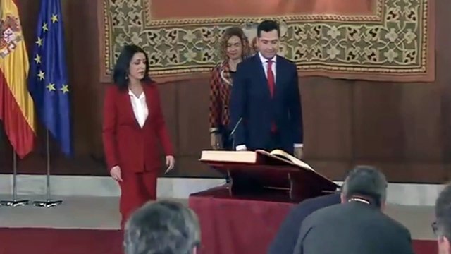 Juanma Moreno toma posesión de su cargo como Presidente de la Junta de Andalucía