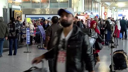 Atatürk Havalimanı'nda Karne Tatili Yoğunluğu