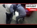 Burglars caught breaking into house before loading safe into the boot | SWNS TV