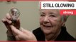 A woman claims to have one of the oldest light bulbs in the country | SWNS TV