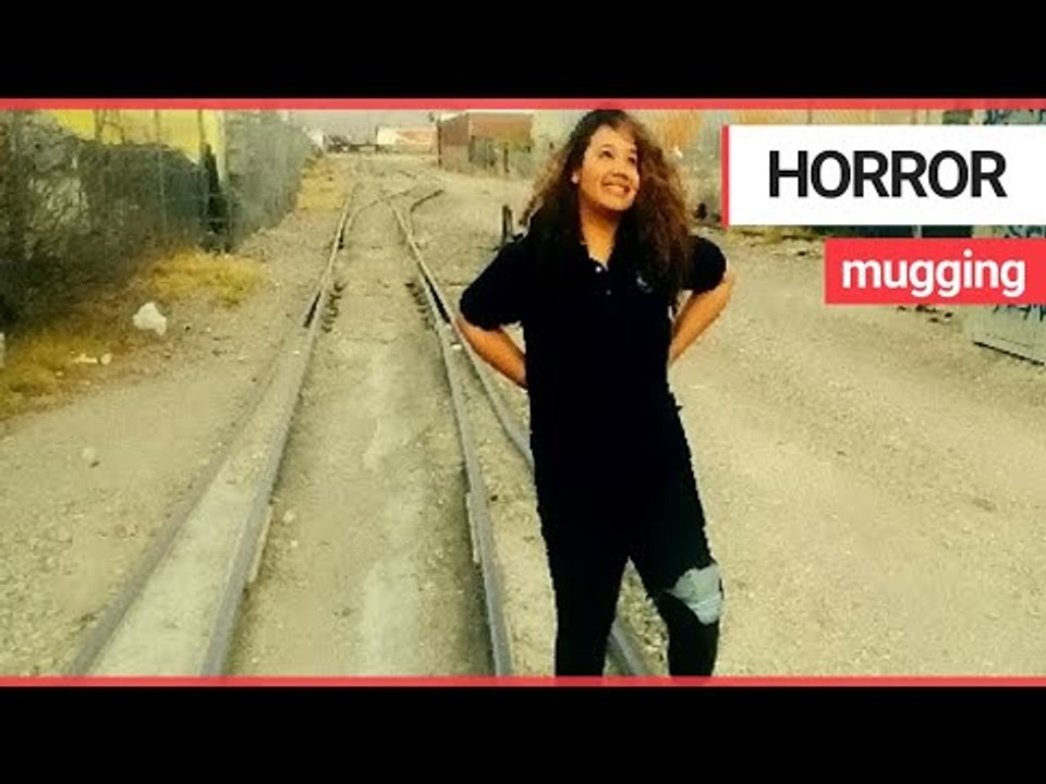 Student loses a limb after she is pushed in front of train | SWNS TV