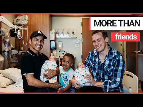Gay couple became the proud parents of twins after finding a surrogate on Facebook | SWNS TV