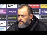 Manchester City 3-0 Wolves - Nuno Espirito Santo Post Match Press Conference - Premier League