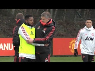 Manchester United Training Ahead Of Match Against Brighton
