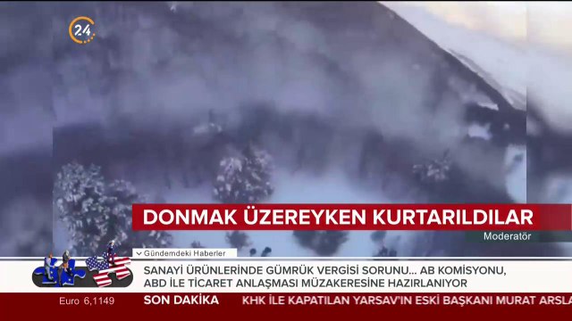 Donmak üzereyken kurtardılar
