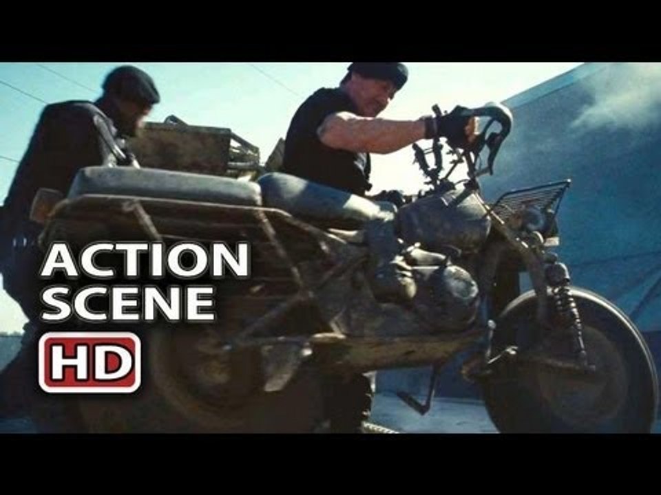 The Expendables 2 Action Scene Clip # 2