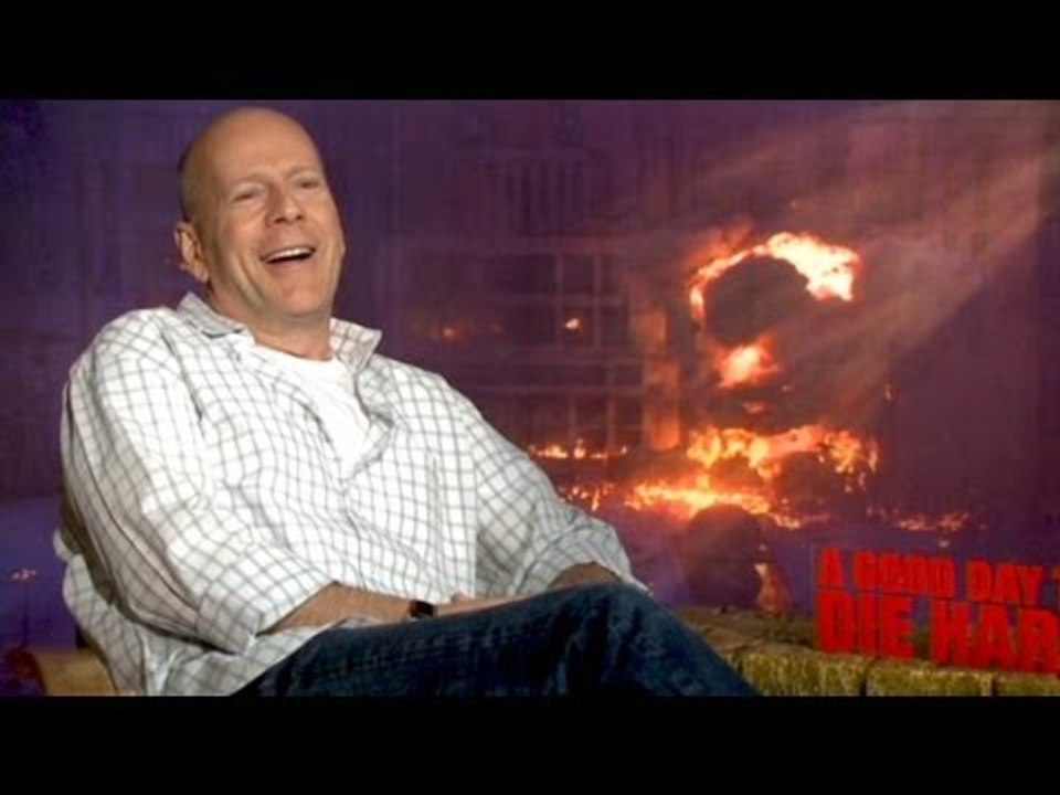 Interview : Bruce Willis and Jay Courtney talk "A Good Day To Die Hard"