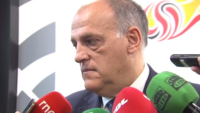 Javier Tebas: “Hoy por hoy quien tiene la razón es el FC Barcelona que es el que está en el sorteo”