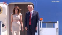 Melania Trump Takes Military Plane to Mar-a-Lago After Trump Grounds Nancy Pelosi's Troop Visit