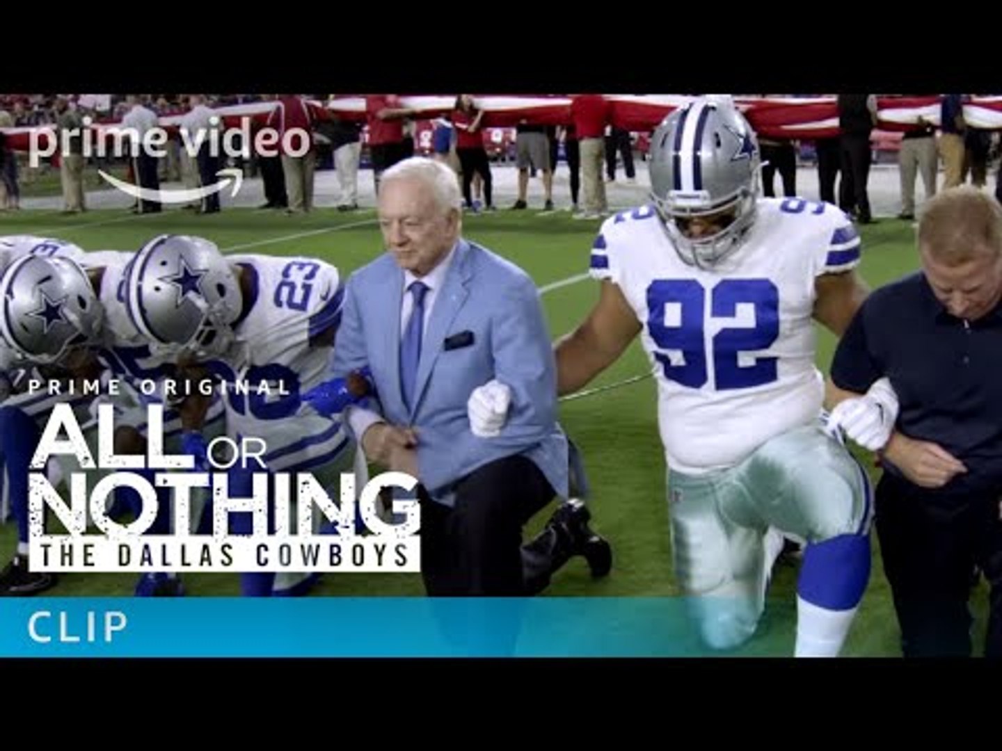 All or Nothing The Dallas Cowboys - Clip National Anthem Prime Video